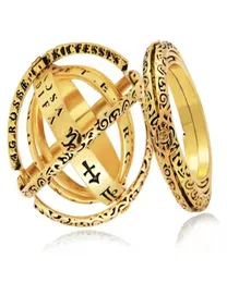 anello magico hip hop per uomini donne di lusso coppia di argento in argento retrò anelli mignolo a stelle rotanti anelli di gioielli digni 8246467