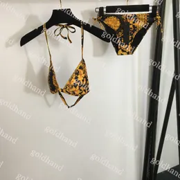 Luksusowe dwuczęściowe kostium kąpielowe bikini set desgienr oddychający kostium kąpielowy seksowne backless stnie strojowe