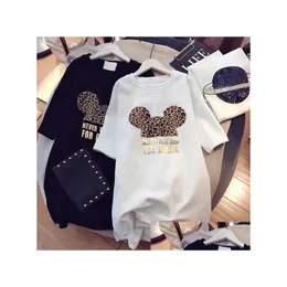 Basic & Casual Dresses Women Designer T Shirts Resses With Animal Lovely Mouse Fashion New Arrival Summer Dress For Short Sleeve Long Dhkeu