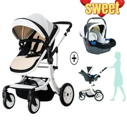 Kinderwagen# im Designer 1 Baby mit Autositz Hochlandschaftswagen Light Born Pram Luxusabsorption Faltkinderwagen# Kinderwagen#Kinderwagen#