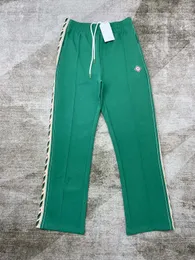 Sweatpants Women Mens Joggers Pants Relaxed Sweatpants Green Blue Zip Up Hoodies byxor Bomull Tracksuit Men Woman Designer joggar med fickor Size S-XL