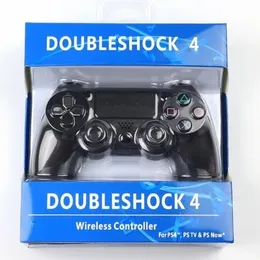High quality wholesale Blue Packaging for 22 Colors PS 4 Wireless Controller Joystick Shock Game Console Controllers Bluetooth Gamepad for Playstation 4 Vibration
