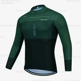 T-shirt da uomoNew Mens Long ersey Abbigliamento Seve Cycling Jersey Camicie Maillots CiclismoMountain Road Bike Tops maglia da ciclismoH2421