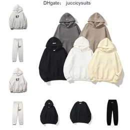 EssentialSweathirts Ess Sis 1977 Hoodie Sweatshirts Erkek Kazak Hip Hop Büyük Boyutlu Jumps Hoody O-Neck 3D Mektuplar Esshyie Üst Kalıcı Boyut S-XL U0AV