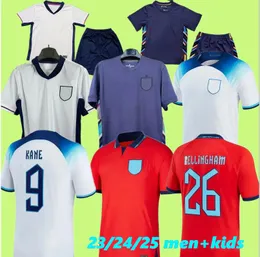 23 23 24 İngiltere Toone Futbol Formaları 2022 2023 Ev Ulusal Futbol Kane Sterling Rashford Sancho Barkley Grealish Mount Men Kids Futbol Kiti