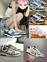 Tasarımcı Ayakkabı Lüks Trainer Spor Sakinleri Moda Markası Erkekler Tasarımcı Ayakkabı Gerçek Deri Sneaker Boyut 39-44 RXKHH00001 ASDASDADSAWA 47