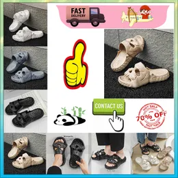 Designer Casual Platform Skeleton Funny One word Drag slippers summer sliders men women rainbow slides sandals sandals soft thick cushion slipper cloud slide