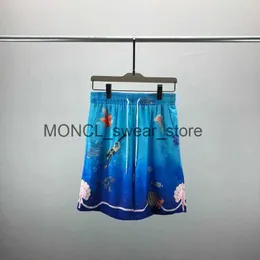 Shorts masculinos novos calções de banho de secagem rápida praia shorts com bolsos calções de banho curtos fatos de banho h2421