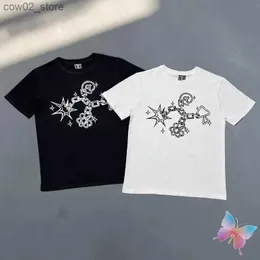 メンズTシャツ夏はずっとあなたがすべきことをするTシャツリングバックルパターンサンロール半袖トップ