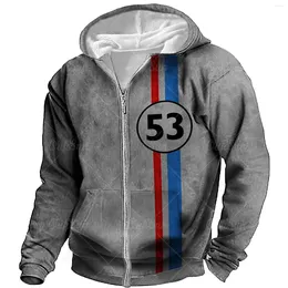 Hoodies masculinos vintage manga longa zip up para homem pulôver de grandes dimensões com capuz no inverno/outono roupas masculinas de alta qualidade com capuz