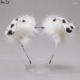 Articoli per feste AniLV Cane dalle orecchie piegate Simpatico dalmata Fascia per capelli Copricapo per animali Cosplay