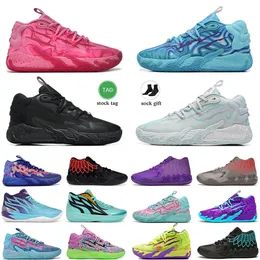 Nuovo designer di lusso scarpe da ballo lamelo Scarpe da basket Donna Uomo MB 02 03 Rick e Morty Queen City Fade Galaxy Lunar New Year Jade Platfrom Sport Sneakers Scarpe da ginnastica