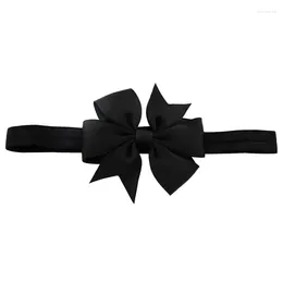 القبعات 1 قطعة طفل فتيات شعر ربطة عنق الشريط ديكور الشعر عداد الشعر (أسود)