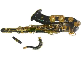 Japan Yanagis T 902 Tenor Sax Brand Tenor Saxofon Musikinstrument BB Tone Black Gold Key Mässing Tube Gold Key Sax med Case Free Frakt
