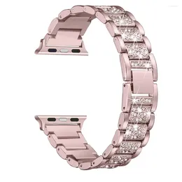 Assista Bands Lady Strap for Apple Band 40mm 44mm 49mm 38mm 42mm Bling Stainless Steel Pulset Iwatch Series 6 SE 5 4 3 7 8 45mm 41mm