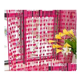 Curtain Wedding Backdrop Love Heart Tassel Sns Room Dividers Door Party Decoration Props Colorf Drop Delivery Home Garden Home Textile Dhloy