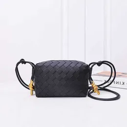 Designer Tote Bag Abottegas BvNeta Mini Jodie Candy Kllwfmmi Mini Loop Camera Bag Woven Leather Women's Small Square Bag One Shoulder Crossbody Box Bag