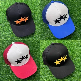 Designer baseballs bonés mens baseball cap cinco pontas estrela duckbill caps net cap sun caps womens design chapéus high street estilo praia bonés de beisebol bonés de caminhão