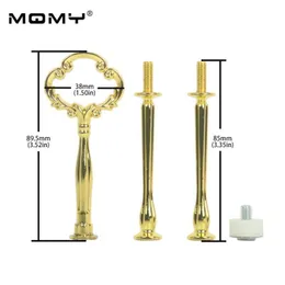 Outros Bakeware 3 Tier Bolo Placa Stand Heavy Metal Center Handle Hardware Montagem Rod272K