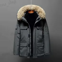 Canda Goose Jacket Women Down Cared Parka Men Men Canadian Goose Jackets رسالة طباعة الملابس الخارج