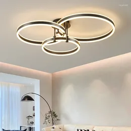 Plafoniere Decorazione domestica nordica Decorazione della camera da letto del salone Lampada a LED intelligente per la stanza Luce dimmerabile Illuminazione per interni