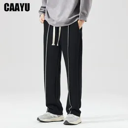 سروال الرجال Caayu Jogger Spectpants الموضة الهيب هوب اليابانية شارع الرباط سراويل فضفاضة غير رسمية الذكور