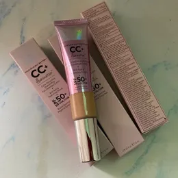 12 pz/lotto CC Cream Illumination SPF 50 Copertura Completa Media o Leggera Nascondere Blemish Corrector viso Trucco Della Pelle 30ml 240129