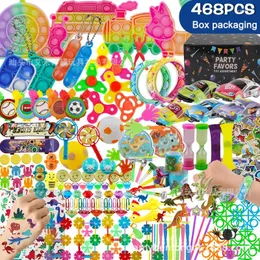 Party Favor 468/300Pc Funny Favors For Kids Birthday Gifts Wall Climber Push Bubble Stress Relief Toy Giveaway Pinata Filler Bulk Toys