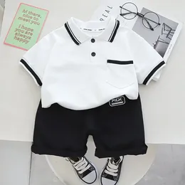 衣類セットベイビーサマー幼児の子供ボーイ半袖販売Tシャツパンツスーツファッションキッズ幼児服セットトラックスーツ