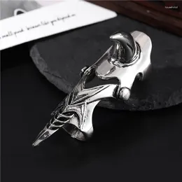 Küme Yüzük Gotik Punk Knuckle Halkası Retro Rhin Scroll Zırh Metal Tam Serin Erkek Erkek Erkek Arkadaş Hediye Güzel Jewlery