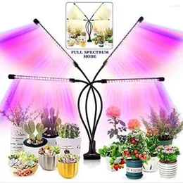 Whod Lights Ftoyin LED światło z klipsami Pełne spektrum, ulepszona roślina 3/9/12H Timer 10 Poziomi poziom dla roślin wewnętrznych