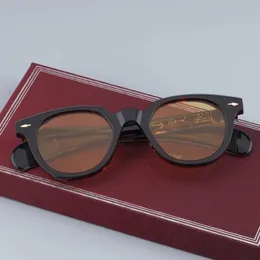 Jmm japonês vendome 1948 em estoque óculos de sol redondo acetato designer marca óculos masculino moda prescrição clássica 240124