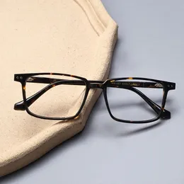 Optiska glasögon för män Kvinnor Retro Designer NN-087 Fashion Sheet Metal Glasses Frame Detaljerad elasticitet Square Style Anti-Blue Light Lens Plate with Box