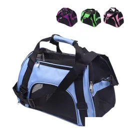 Cão portador dobrável saco portátil mochila macio pendurado transporte do cão sacos ao ar livre moda cães sqcrlq dhseller2010 entrega da gota dhsh6