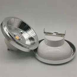 LED Down Lamp Warm Cold white lighting Dimmable AR111 Embedded COB LED Spotlight 12W GU10 Ceiling Light ES111 AC85-265V DC12V294P