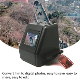 Film Scanner 2in Screen Slide Convert 135 126 110 8mm Slides To 22MP JPG Digital Po Negative