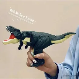 Figury zabawki Dzieci Dekompresyjne dinozaur zabawki Kreatywne ręcznie operowane teleskopowe wiosenne huśtawka dinosaur fidget zabawki świąteczne prezenty dla dzieci