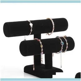 Banner Stand Jewelry STAND STAND 2 طبقة سوار سوار سوار شاشة زاوية زاوية حامل T-BAR متعددة الطراز اختياري WFXXF DR300I