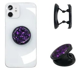 Presa porta anello pieghevole carino glitter Supporto per telefono per smartphone mobile Impugnatura porta dita espandibile LL