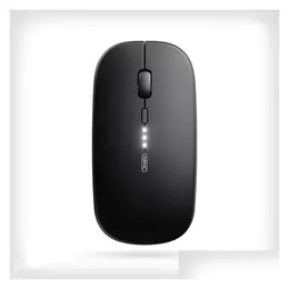 Camundongos infic pm1 mouse sem fio recarregável 2,4g Slim 500mAh Computador silencioso com receptor USB 3 Entrega de gotas de viagem DPI ajustável c ot0ho