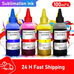 Kits de recarga de tinta sublimação universal para impressora de mesa epson transferência de calor camiseta canecas de algodão compatíveis