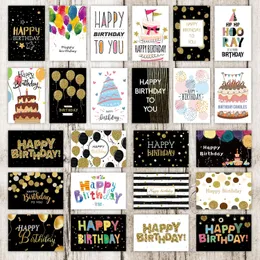 24 st gratulationskort ekovänliga unika födelsedagskort Stor lycklig uppsättning för vuxna och barn som skriver välsignelse 10x15 240118