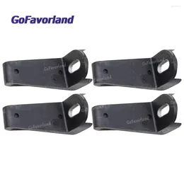 Lighting System 4Pcs Front Left Or Right Headlight Mount Bracket Support Black 4E0941455 For Audi A8 S8 D3 D4 2003-2013