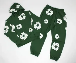 Женские толстовки Harajuku, повседневная толстовка с капюшоном из пены с длинными рукавами, комплект 2024, свободные хлопковые штаны в американском стиле, одежда для подростковой пары Y2K