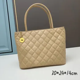 Designer Damen Umhängetasche Kaviar Tasche Kalbsleder Medaillon Top Griff Luxus Handtasche Kette Umhängetaschen Samt