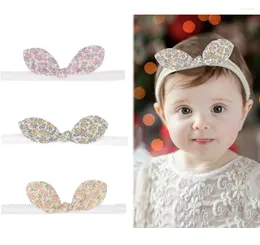 Accessori per capelli Moda carino nodo incrociato Fiori retrò Bowknot Fasce in nylon Belle neonate nate Headwrap Po Props