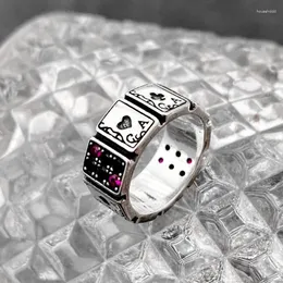 Кольца кластера, широкое кольцо в стиле панк для женщин, регулируемое открытие в стиле ретро, серебряный цвет, шикарные аксессуары для мизинцев, ювелирные изделия из циркона, оптовая продажа