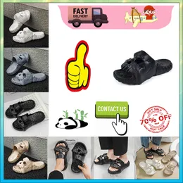 Designer Casual Platform Skeleton Head Funny One Word Drag Hausschuhe Sommer Sliders Männer Frauen Regenbogen Slides Sandalen Sandalen weiche dicke Kissen Cloud Slide