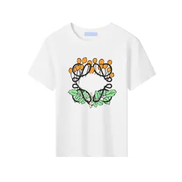 어린이 Tshirts Childrens 티셔츠 화려한 여름 통기성 셔츠 꽃 편지 독특한 Tshirt 인쇄 만화 소년 소녀 정장 CHD24013121-6 SMEKIDS