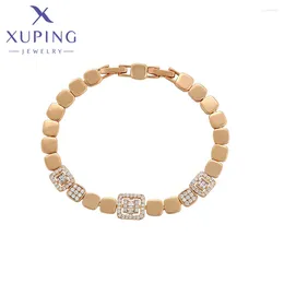 Link Pulseiras Xuping Jóias Chegada Moda Charme Banhado A Ouro Para Mulheres Menina S00161598